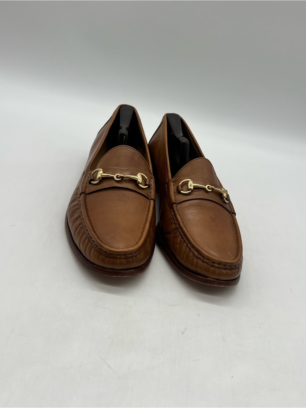 Cole Haan Ascot Men’s 11.5M British Tan Leather Horse Bit Dress Loafers Shoes